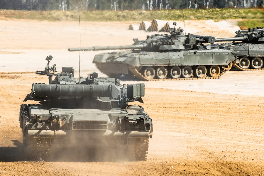 Armoured military vehicles